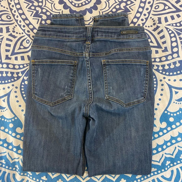 AWESOME!💙👖ANTHROPOLOGIE! HIGH RISE! DENIM LEGGING!👖💙27 3/4 28” PILCRO - Picture 11 of 13